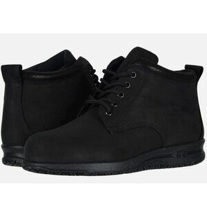 SAS Gretchen Non Slip Lace Up Boot Women's $200 Black/Moondust Nubuck